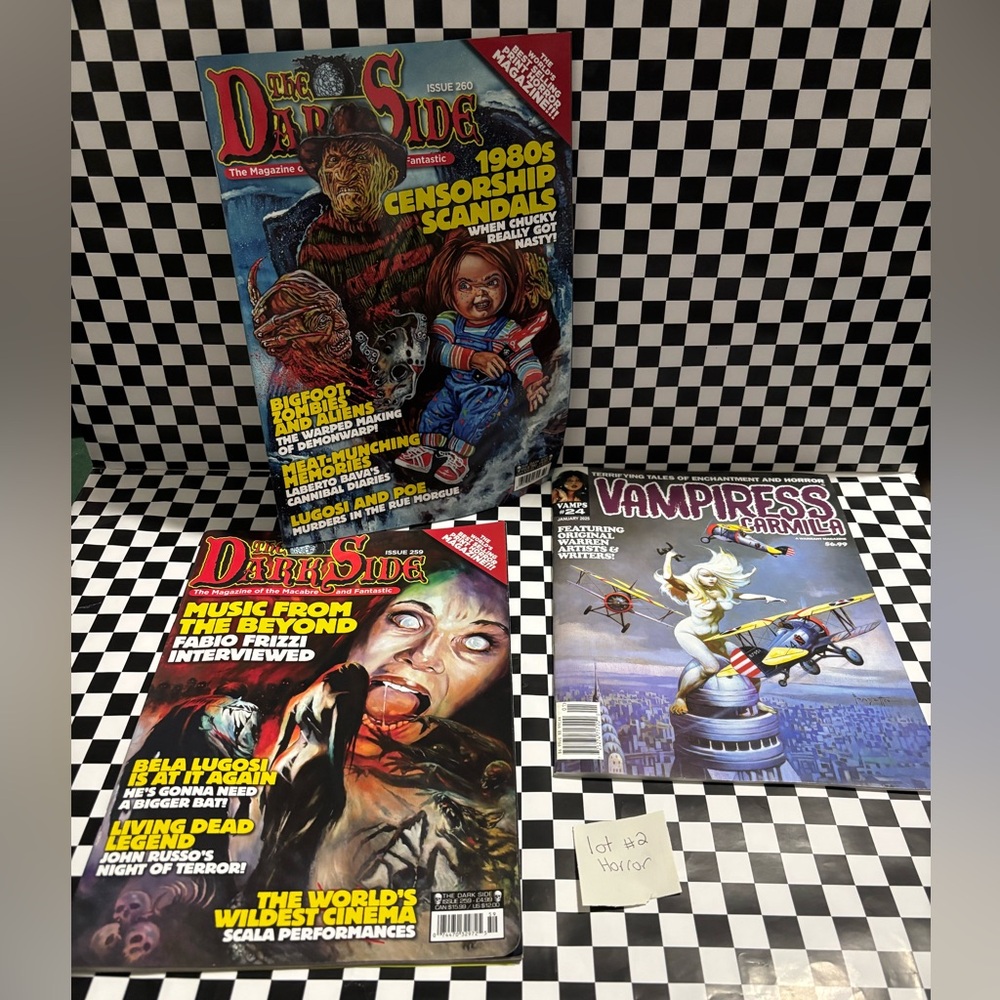 Horror Magazine Collection - Dark Side and Vampiress